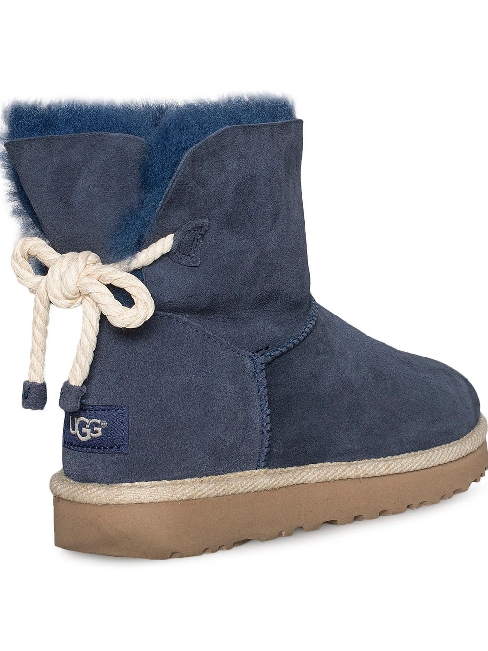UGG Australia Selene Navy Blue Rope Boots | 6